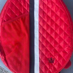 Oliver Thomas Red Quilted Bag